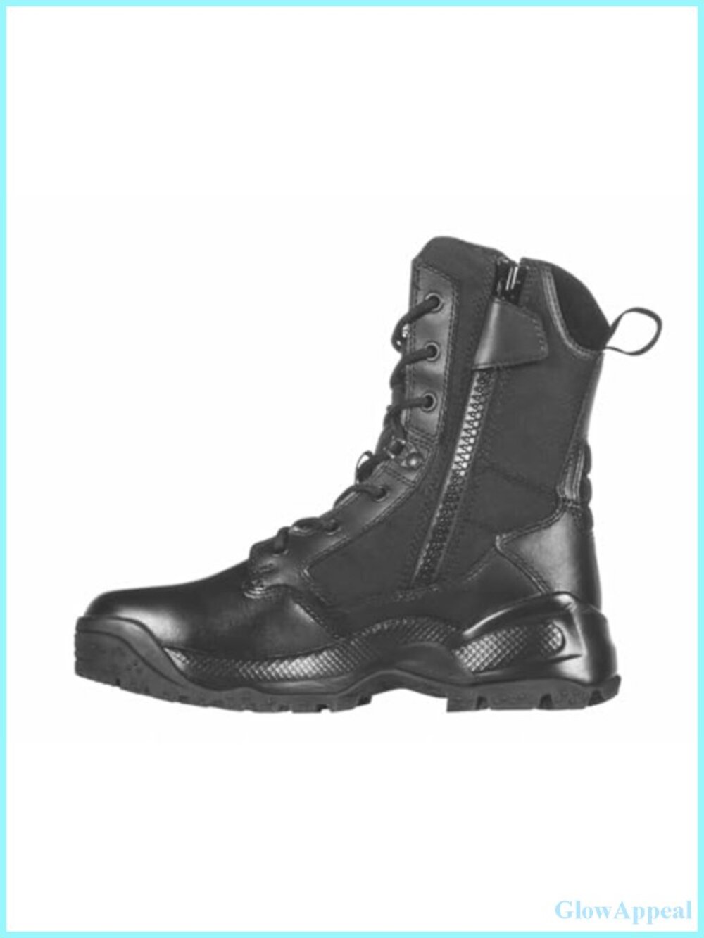 5.11 Tactical Women's 8-Inch Storm Waterproof Ankle Boots, Leather, Side Zip,